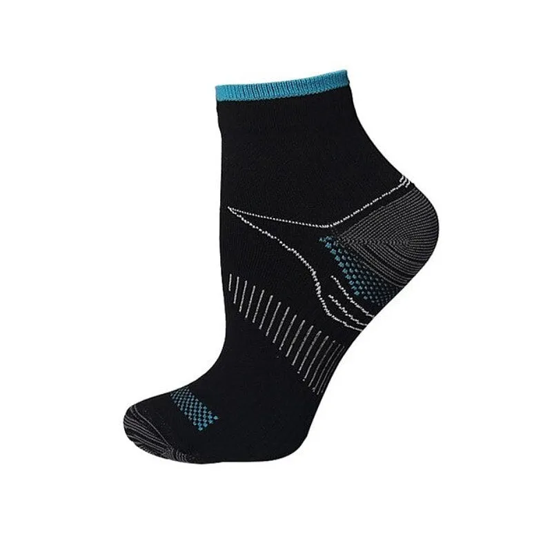 Cuzcare Women Compression Ankle Socks Heel Support Smooth Breathable Cotton Casual