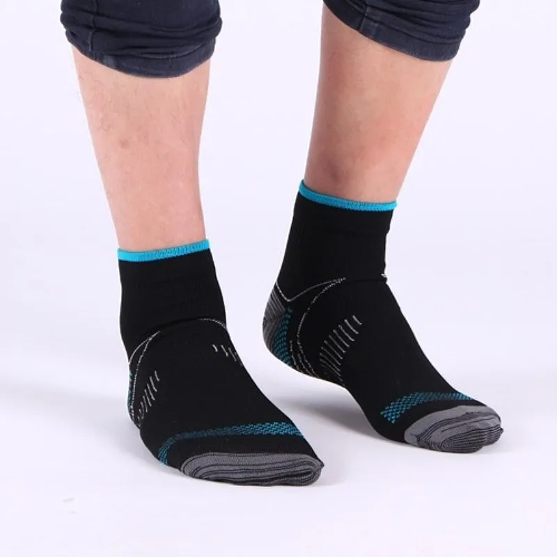 Cuzcare Women Compression Ankle Socks Heel Support Smooth Breathable Cotton Casual