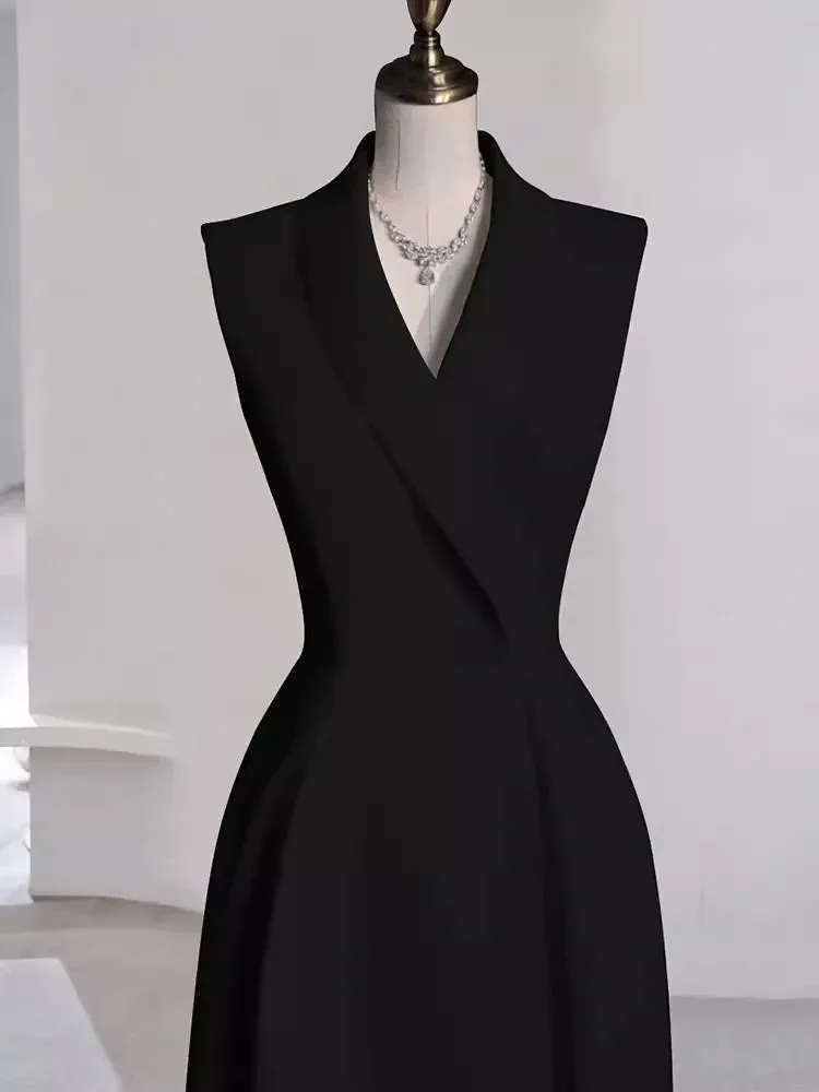 Elegant Off-the-Shoulder V Neck A line Satin Party Dresses Long Prom Dresses