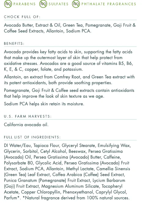 Farmhouse Fresh Guac Star Avocado Mask