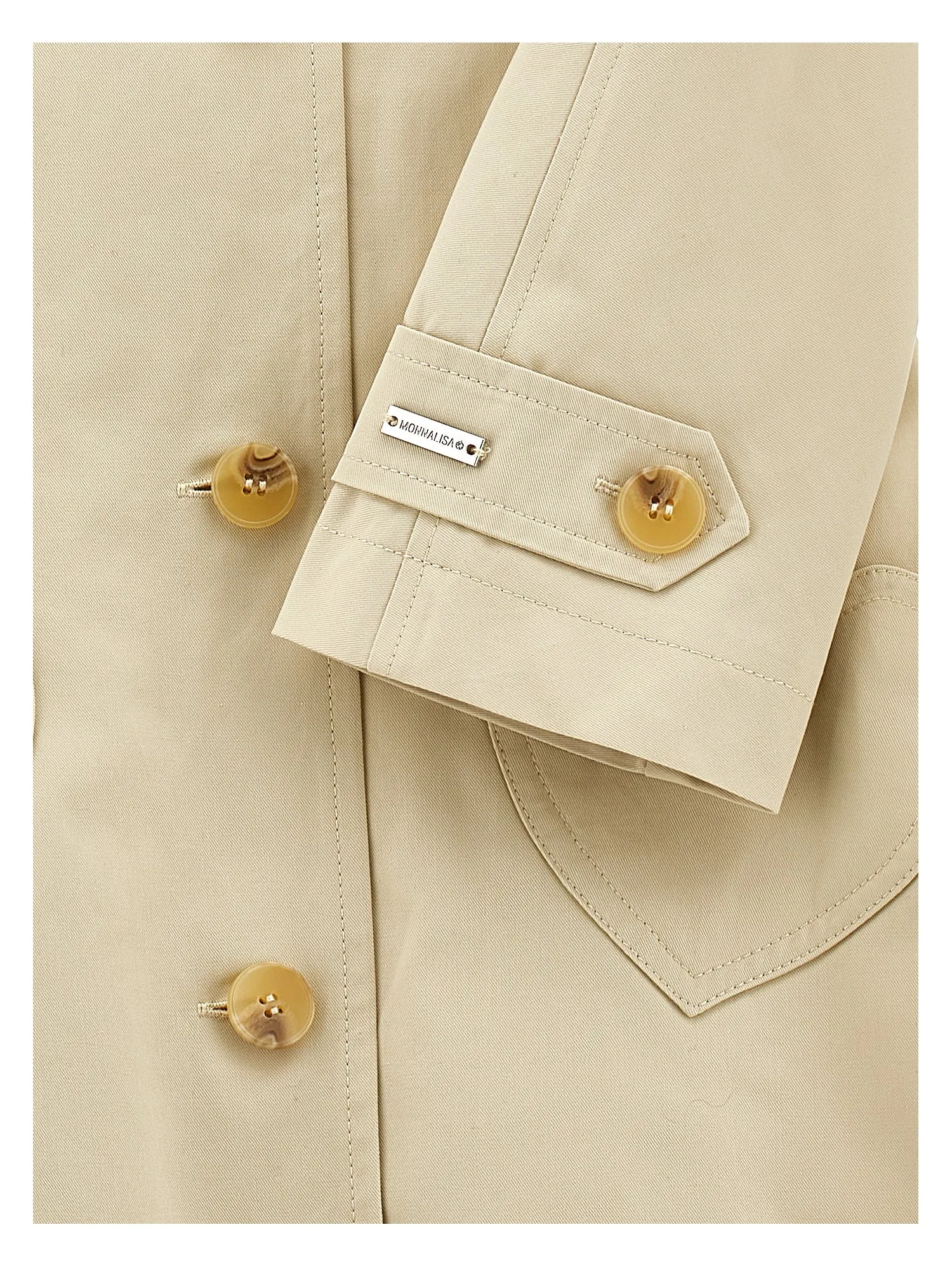 Gabardine trench coat