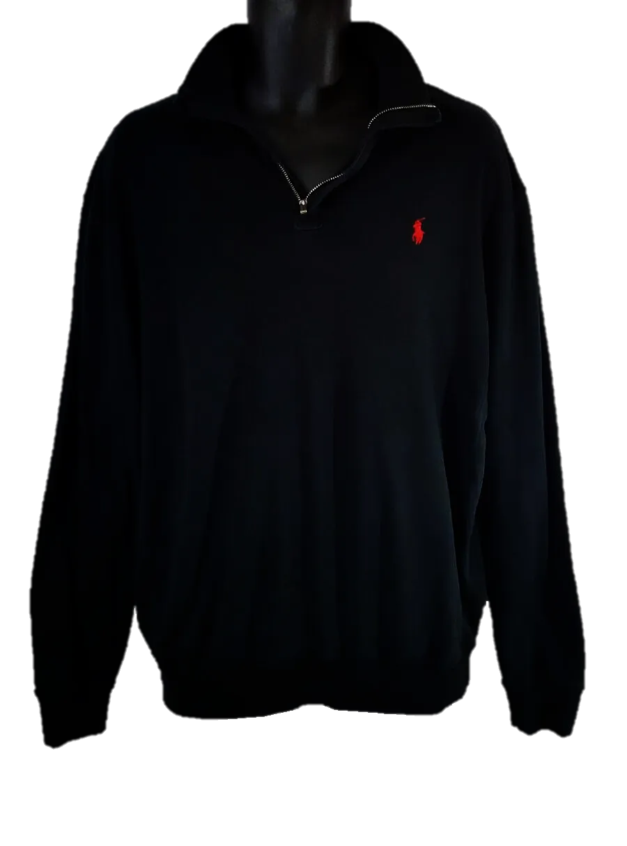 Guys Polo Half Zipped Pullover