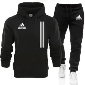 New Men And Women Hoodie   Pants Two-Piece Sports Running Sportswear   S5066189