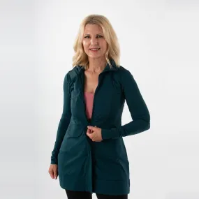 Sedona Long Jacket - Sea Blend Blue