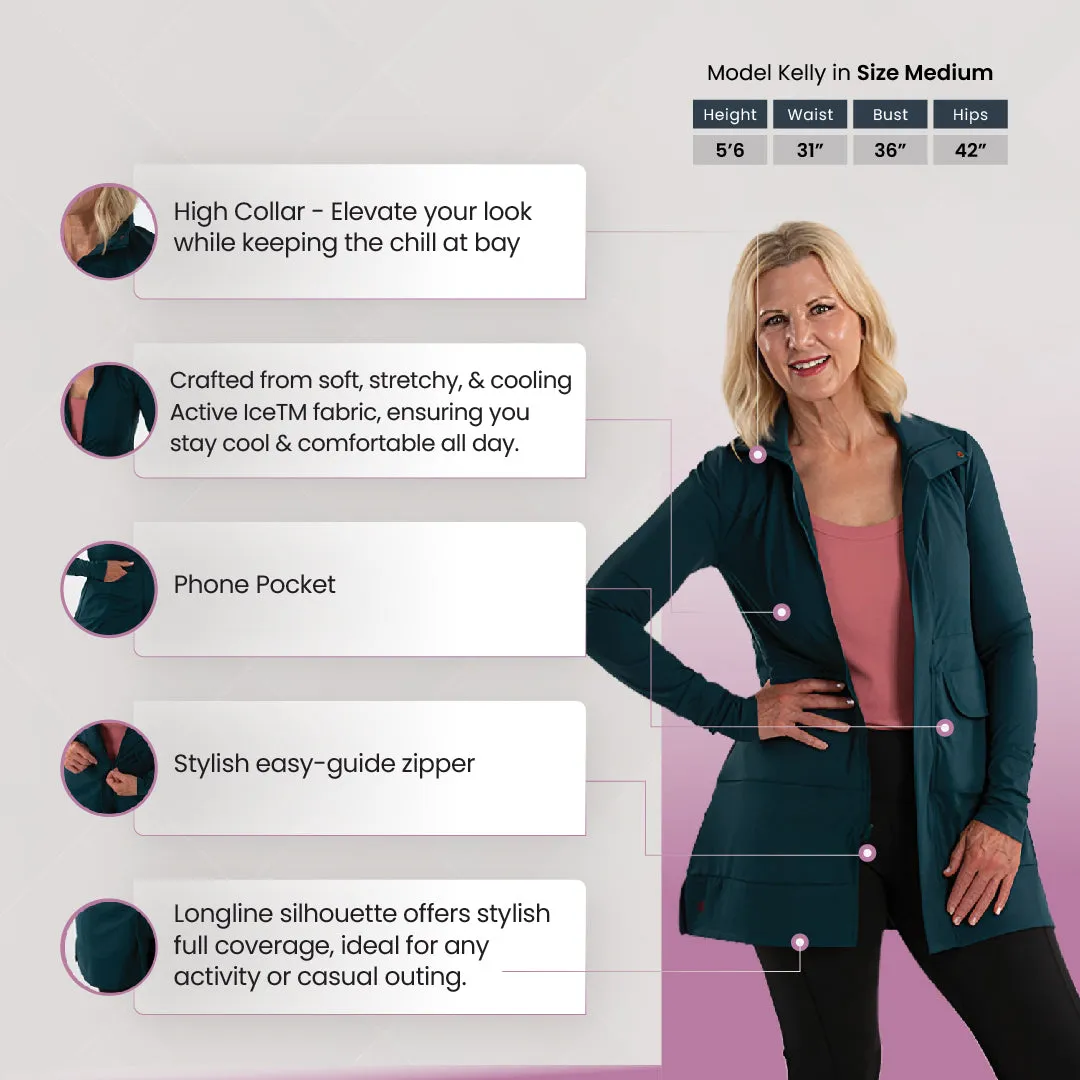 Sedona Long Jacket - Twilight Navy