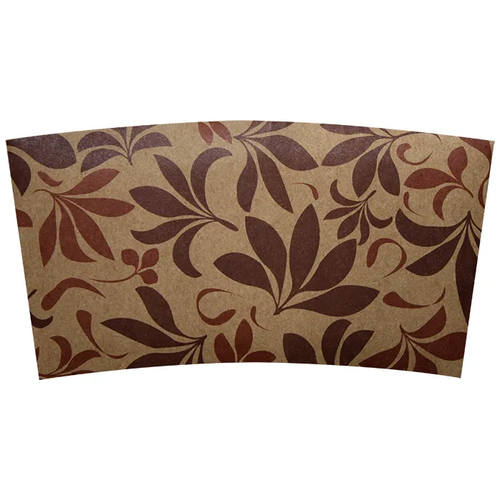 Traditional Cup Jackets - Fleur Brown - 1,000 ct