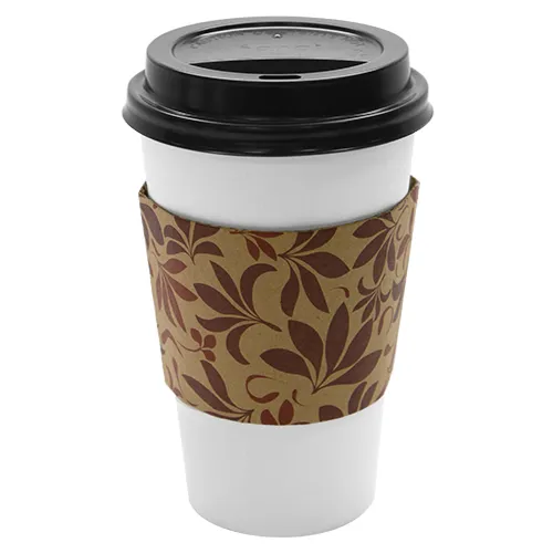 Traditional Cup Jackets - Fleur Brown - 1,000 ct