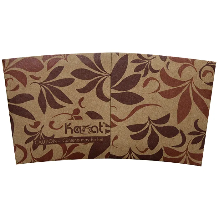 Traditional Cup Jackets - Fleur Brown - 1,000 ct